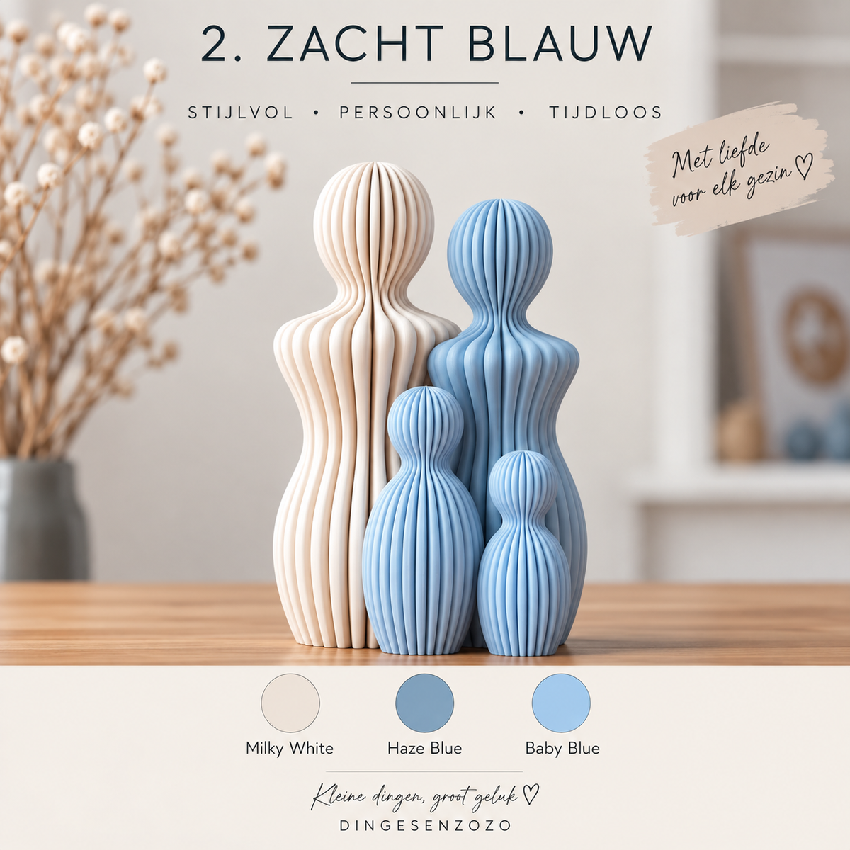 3d geprint gezin