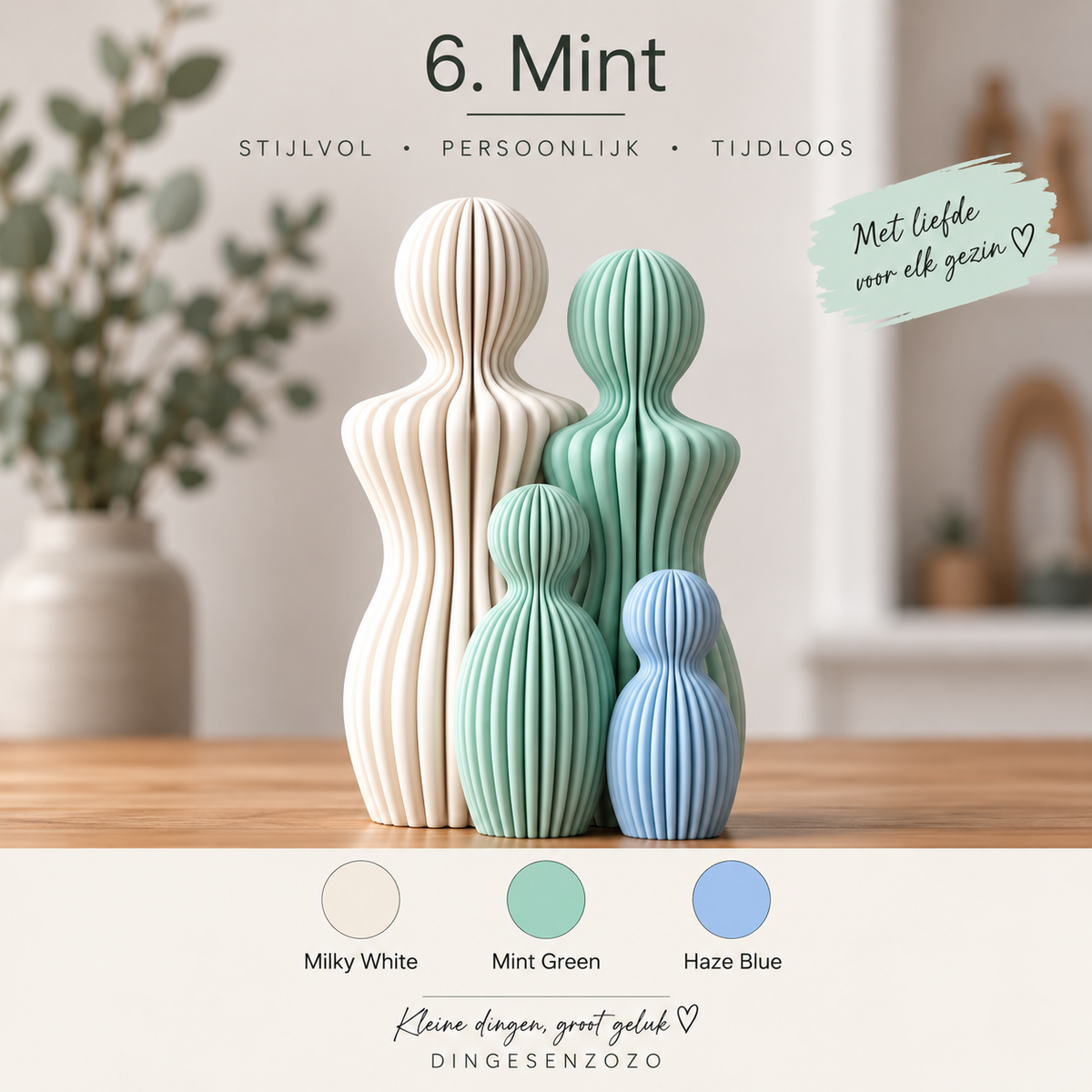 3d geprint gezin