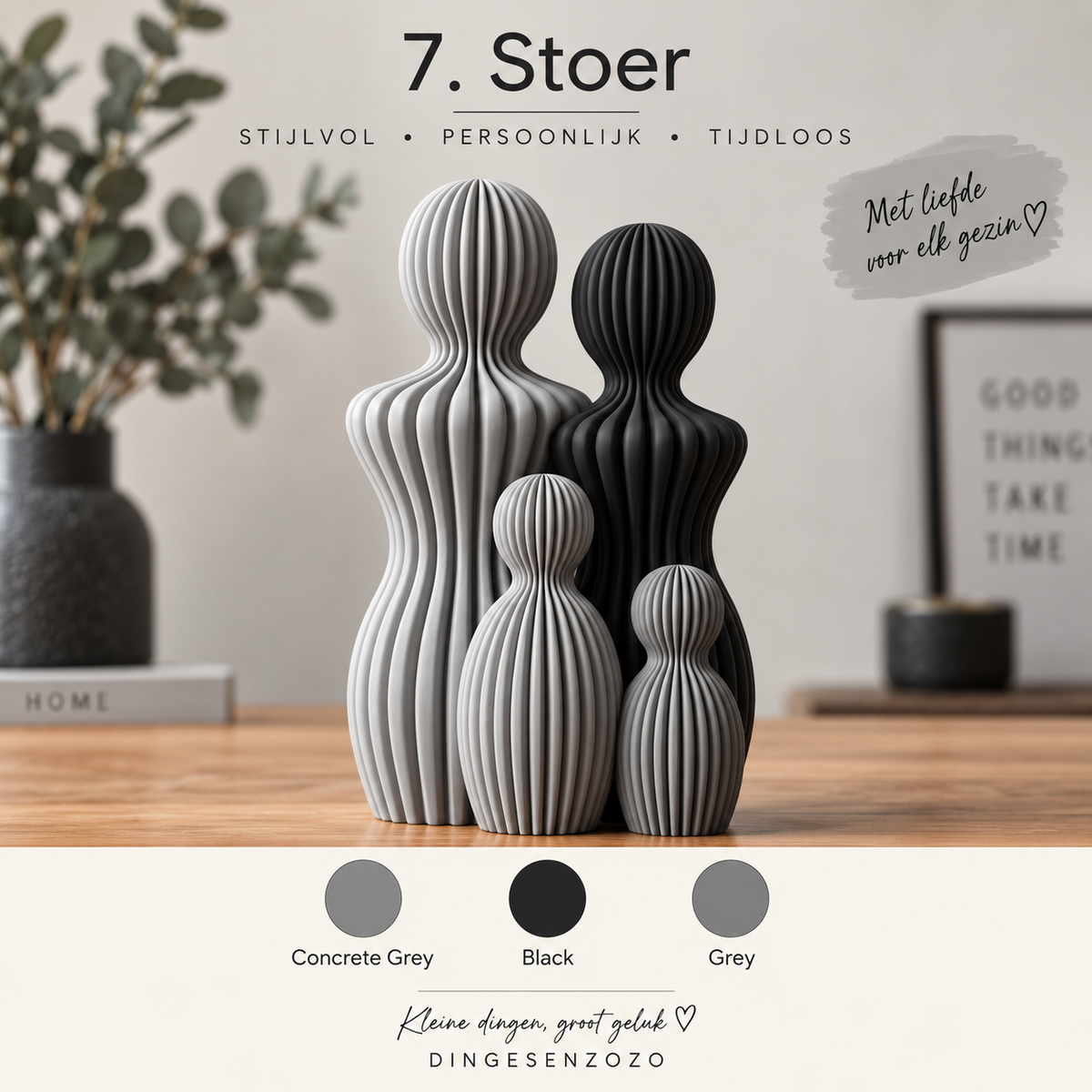 3d geprint gezin